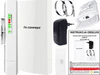 ACCESSPOINT BRIDGE MOST WiFi PUNKT DOSTĘPOWY ZEWNĘTRZNY OUTDOOR ROUTER POE