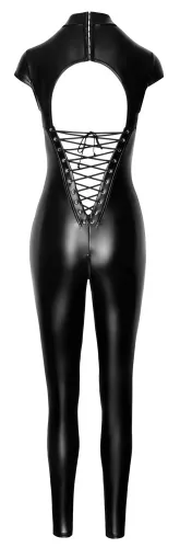 noir handmade powerwetlook kombinezon czarny xl z krotkim rękawem na Arena.pl