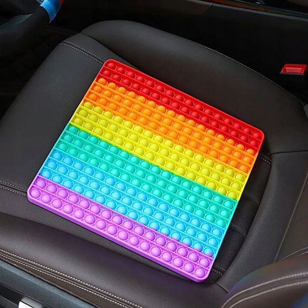 ZABAWKA SENSORYCZNA SQUARE 30X30 RAINBOW zdjęcie 15