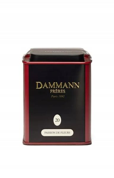 Herbata sypana biała liściasta Dammann Blanc Passion de Fleurs puszka 60g zdjęcie 1