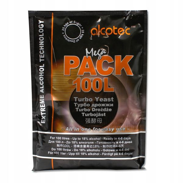 ALCOTEC MegaPack na 100L drożdże gorzelnicze zdjęcie 4