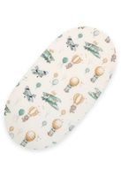 prześcieradło bawełniane do kosza mojżesza boho wózka gondoli 75x35