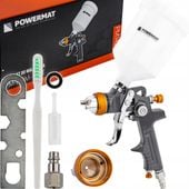 PISTOLET LAKIERNICZY DO MALOWANIA LAKIEROWANIA HVLP 1,4 MM ZBIORNIK 600 ML