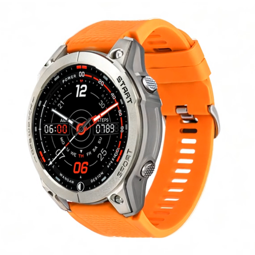 Smartwatch Watchmark - GPS Watch pomarańczowy na Arena.pl
