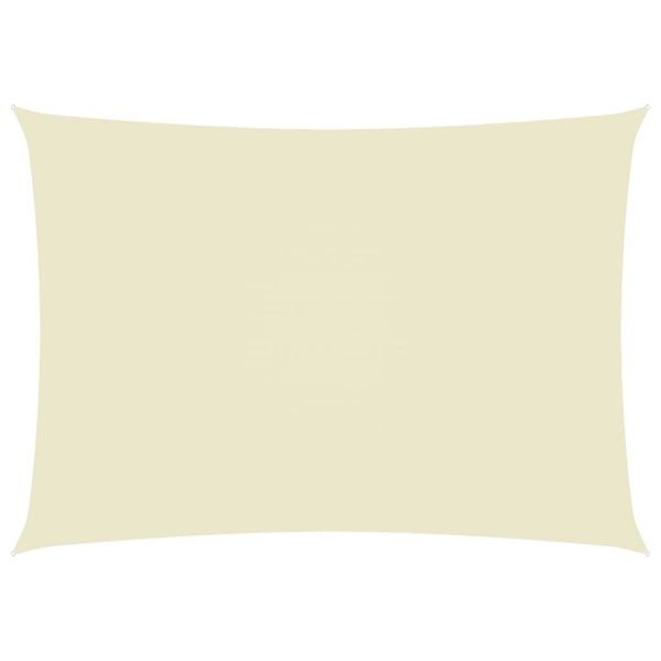 Emaga Żagiel ogrodowy, tkanina Oxford, prostokątny, 3,5x5 m, kremowy zdjęcie 1