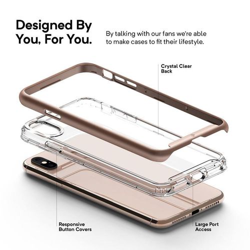Caseology Skyfall - Etui do iPhone Xs Max (złote) na Arena.pl