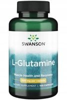 SWANSON L- GLUTAMINA 100k 500mg jelita PAMIĘĆ