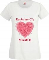 KOSZULKA Kocham Cię Mamo PREZENT dla mamy FOTO hit