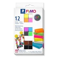 Zestaw masy termoutwardzalnej FIMO SOFT kolory NEON 12x25g Staedtler