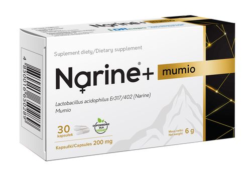 Narine+ Mumio 200 mg, 30 kapsułek na Arena.pl