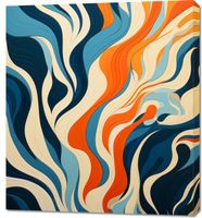 Obraz 90x100cm Oceaniczne Fale