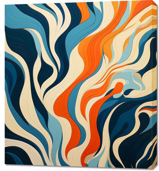 Obraz 90x100cm Oceaniczne Fale zdjęcie 1