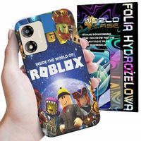 ETUI DO MOTOROLA MOTO E13 - ROBLOX GRY BAJKI FORTNITE GTA US + FOLIA