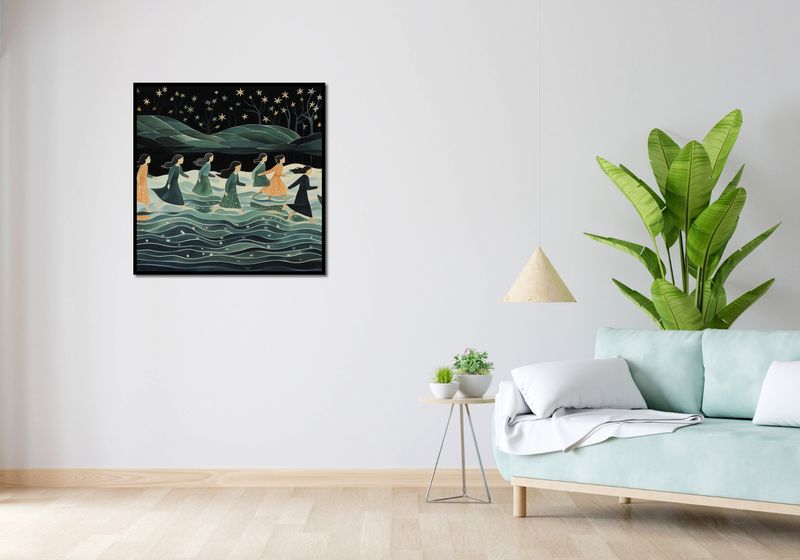 Plakat 80x80cm Nocna Procesja zdjęcie 4