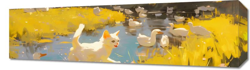 Obraz 70x20cm Słońce na Wsi zdjęcie 1