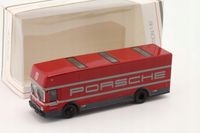 SCHUCO MERCEDES O317 Car Transporter PORSCHE 1:87