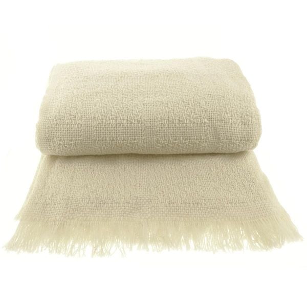 Narzuta dekoracyjna tkana 170x205 ekri zdjęcie 1