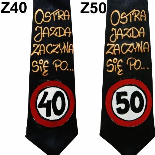 KRAWAT ręcznie malowany prezent URODZINY 18-80 CHŁOPAKA FACETA taty wzory zdjęcie 11