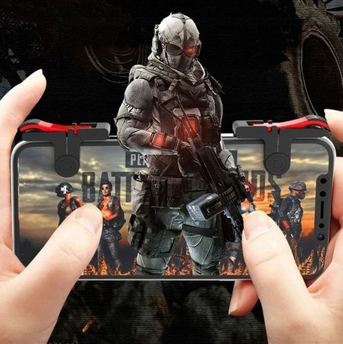 GAMEPAD KONTROLER UCHWYT DO TELEFONU ANDROID IOS TRIGGER FORTNITE PUBG PAD na Arena.pl