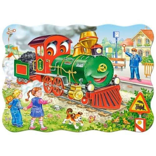 Puzzle 30 el. green locomotive na Arena.pl