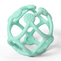 Silikonowy gryzak ortodontyczny na ząbkowanie ORTHO - miętowy