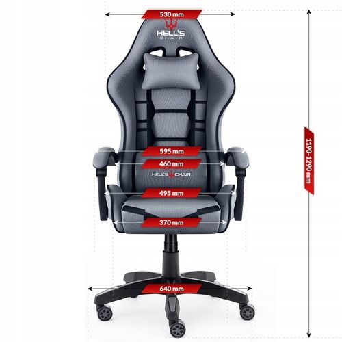 FOTEL GAMINGOWY DLA GRACZA BIUROWY HELL'S na Arena.pl