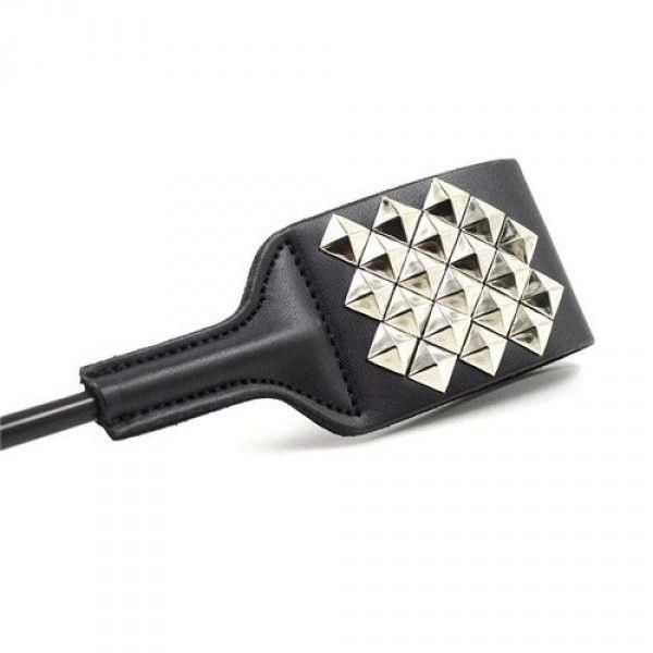 Pejcz-Frustino Square Spot Riding Crop Black zdjęcie 2