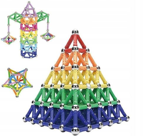 Klocki Magnetyczne Neocube Kulki Konstrukcyjne mega zestaw XXXL 206 el na Arena.pl