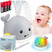 Pływająca FONTANNA do kąpieli kula świeci do wanny kula kąpielowa LED 2w1