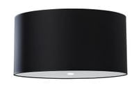 LAMPA sufitowa SL.0746 plafon OPRAWA okrągły plafon abażurowy czarny