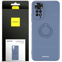 ETUI MATOWE DO REDMI NOTE 11 / 11S SPACECASE SILICONE RING + SZKŁO