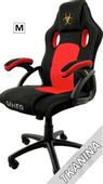Fotel obrotowy do biurka CARRERA M RED FABRIC