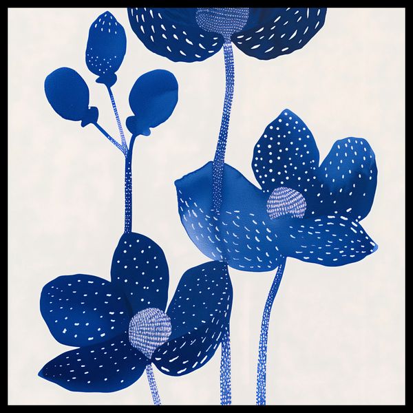 Plakat 50x50cm Nocne Kwiaty zdjęcie 2