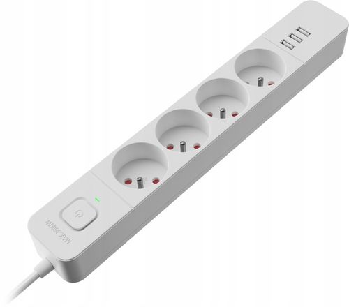 Listwa Zasilająca Przedłużacz z 3xUSB z Włącznikiem Antyprzepięciowa 1,5m na Arena.pl