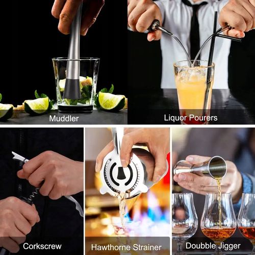 ZESTAW BARMANSKI TRAPEZ 10EL. NR:8144 na Arena.pl