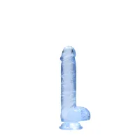 realrock crystal clear 17 cm - model anatomiczny z przyssawką