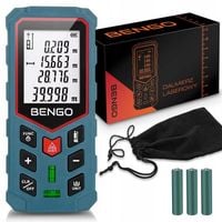 DALMIERZ LASEROWY 50m MIERNIK ODLEGŁOŚCI CYFROWY kątomierz poziomica