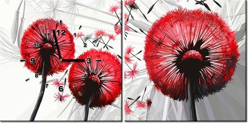 40 80CM ZEGAR 2 ELEM DMUCHAWCE CZERWIENI ŚCIENNY na Arena.pl