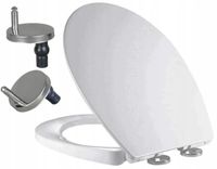 DESKA SEDESOWA KLOZETOWA WOLNOOPADAJĄCA UNIWERSALNA DUROPLAST WC CS