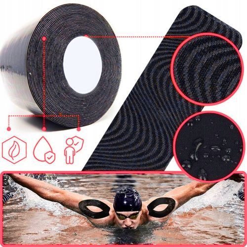 5x TAŚMA KINEZJOLOGICZNA TEJPY KINESIO KINESIOTAPING 5cmx5m +1 TAPE na Arena.pl