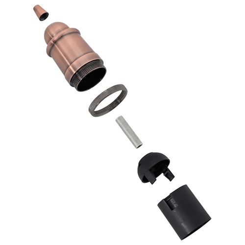 Oprawki do żarówek 2 szt. Czerwony brąz E27 na Arena.pl