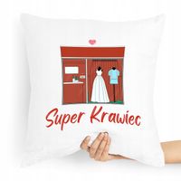 Poduszka Dla Krawcowej Krawca Super Krawiec Z Nadrukiem Ze Zdjęciem