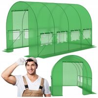 MOCNY TUNEL FOLIOWY SZKLARNIA OGRODOWA WARZYWNIAK UV NAMIOT 400 x 250 10m2