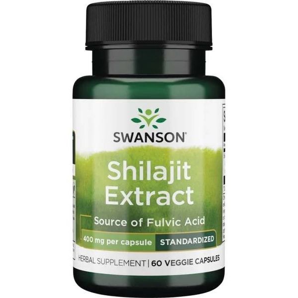SWANSON Shilajit extract (60 kaps.) zdjęcie 1