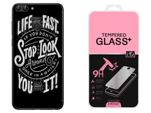 HUAWEI P SMART | Etui smartfon CASE + Szkło na Arena.pl