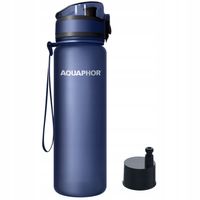 Butelka filtrująca AQUAPHOR CITY 0,5 L granatowa + szczoteczka