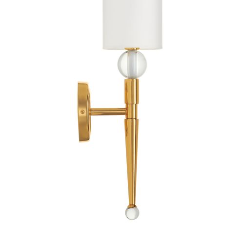 Lampa ścienna DAMA złota 52 cm na Arena.pl