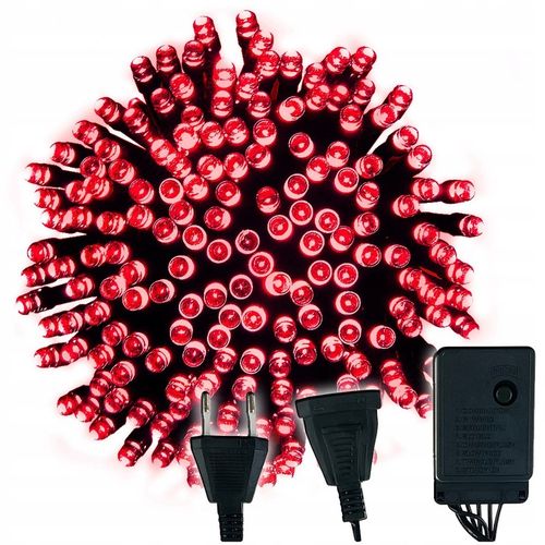 Lampki Czerwony choinkowe LED 500 CZERWONE na Arena.pl