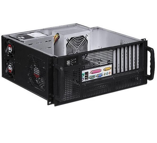 OBUDOWA PC ATX RACKOWA TECHLY 19 CALI 4U CZARNA zdjęcie 3