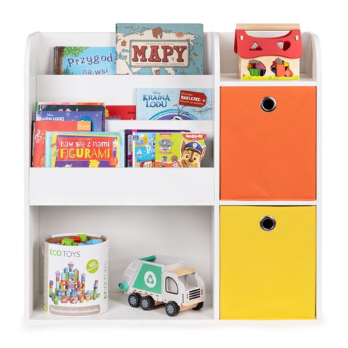 Regał Drewniany Dla Dzieci Szafka Dziecięca Przegrody Organizer Ecotoys na Arena.pl